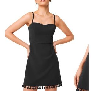 Whisper Pompom Trim Minidress